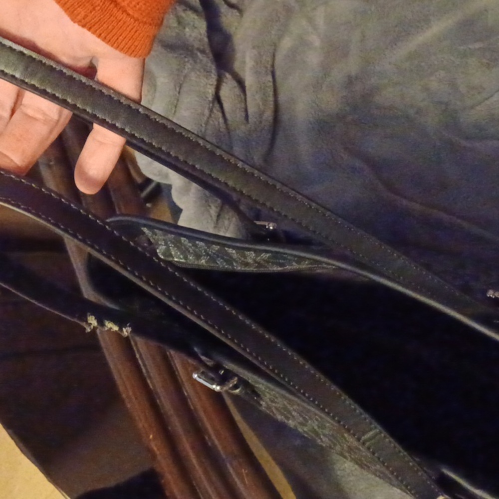 Michael Kors Black and Silver Tote Bag - Picture 8 of 11